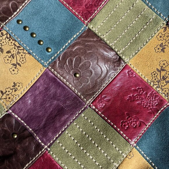 Fossil Multicolor Patchwork Crossbody Bag - Picture 3 of 14